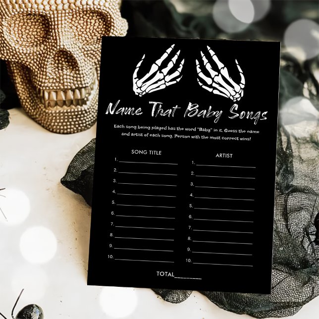 Carte de jeu pour identifier les chansons de bébé  (Créateur téléchargé)