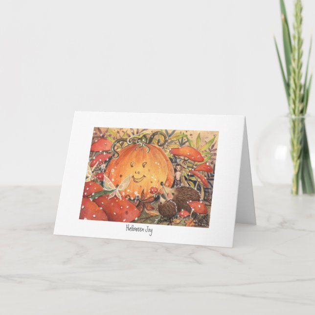 Carte "de joie de Halloween" (Devant)