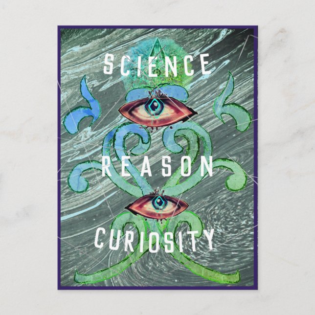 Carte de jonction n° 21a : Science, raison, curios (Devant)
