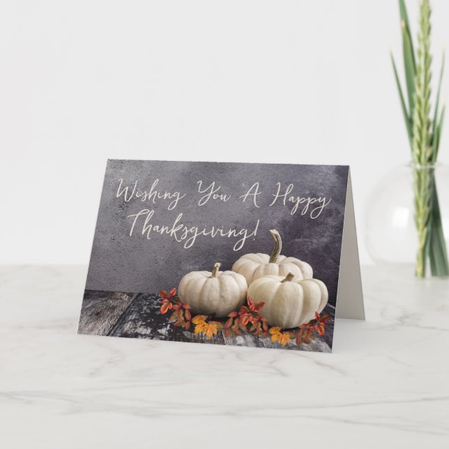 Carte de jour bon thanksgiving (Devant)