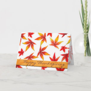 Carte de jour d'Action de grâce