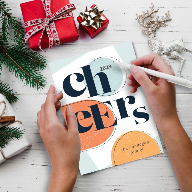 Carte de Jour de l'An moderne Arch (Créateur téléchargé)