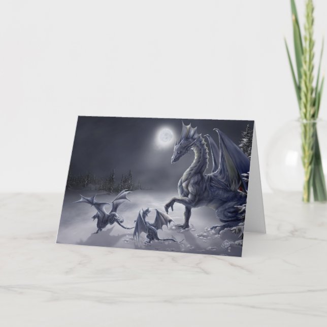 Carte de jour de neige (Devant)