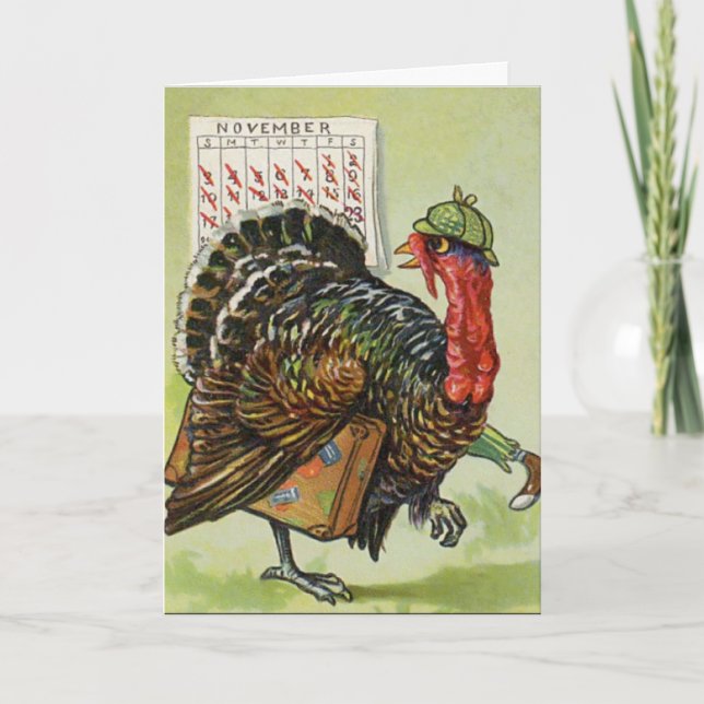 Carte de jour de thanksgiving (Devant)