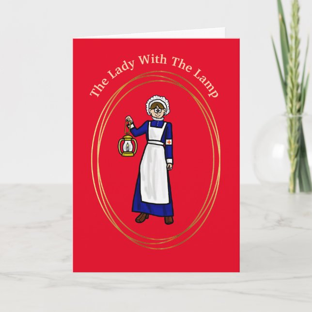 Carte de jour des infirmières Florence Nightingale (Devant)