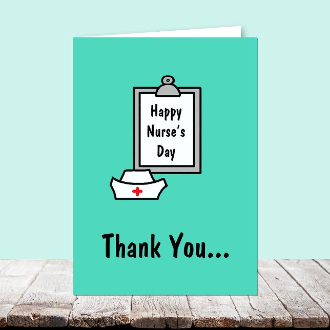 Carte de jour des infirmières — Merci (Créateur téléchargé)