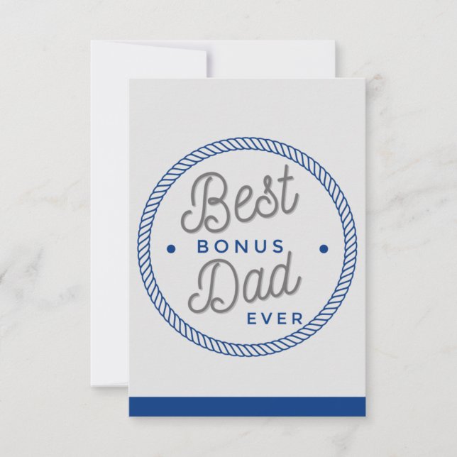 Carte de jour des pères Stepfather, Grey Meilleur  (Devant)