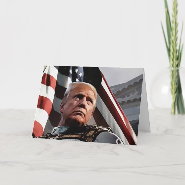 Carte de jour des présidents de Trump patriotique (Devant)