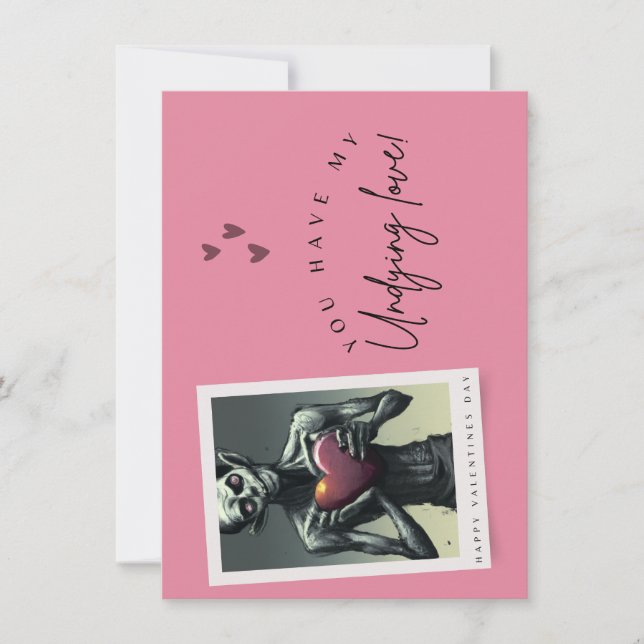 Carte de jour des valentines d'amour désespérées (Devant)