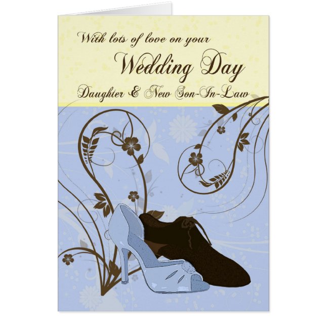Carte de jour du mariage de fille avec amour (Devant)
