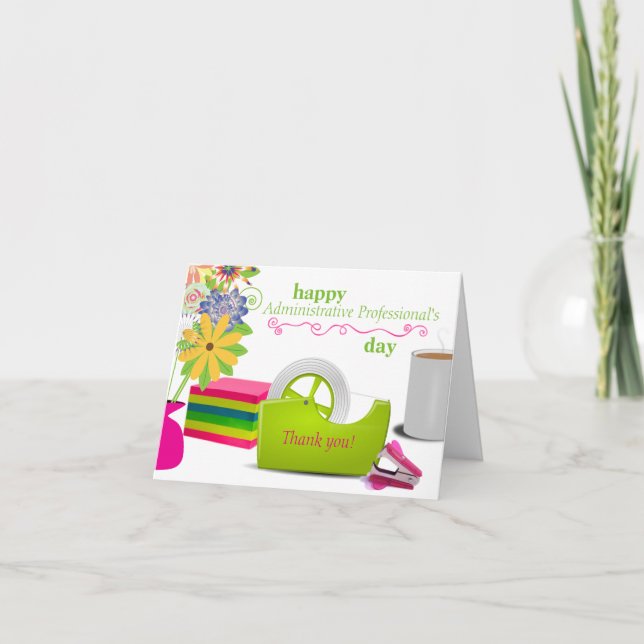 Carte de jour du professionnel administratif (Devant)