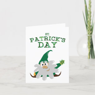 Carte de jour férié St. Patrick Gnome