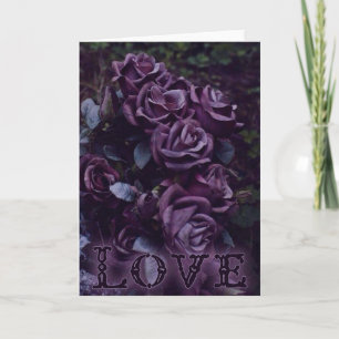 Carte de jour gothique Valentines