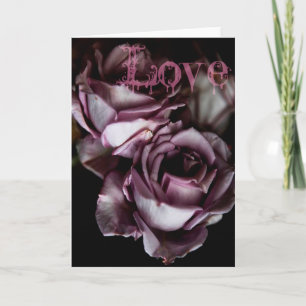 Carte de jour gothique Valentines