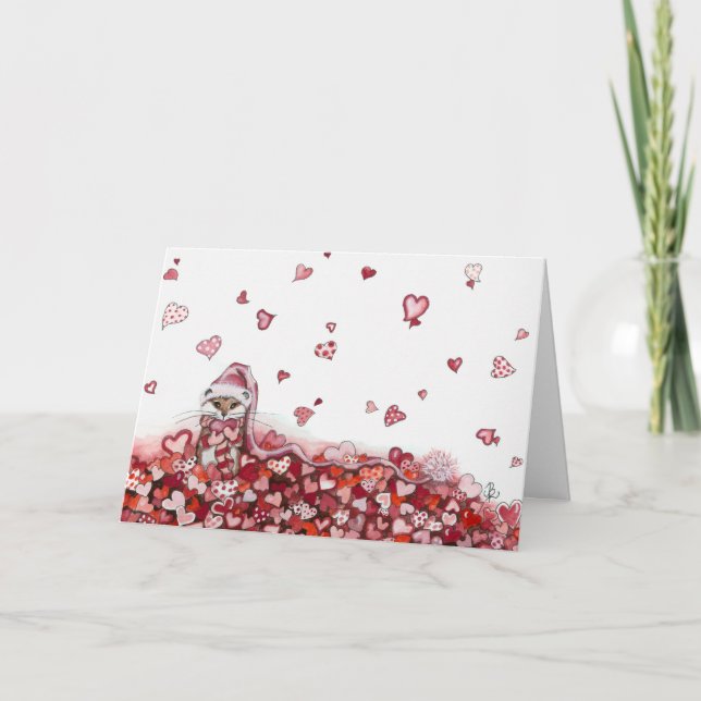 Carte de jour Hammie Hamster Valentines (Devant)