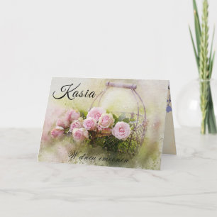 Carte de jour personnalisée Kasia Polonaise