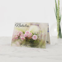 Carte de jour personnalisée Natalia Polonaise