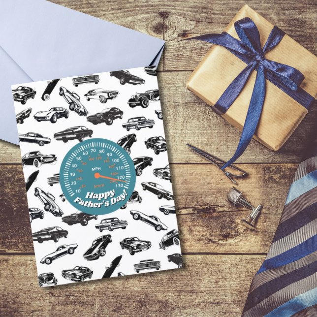 Carte de jour pour père de voiture classique (Créateur téléchargé)