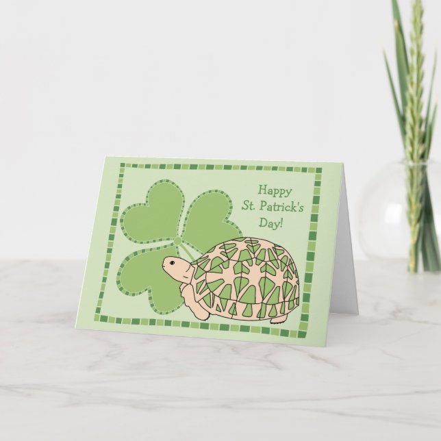 Carte de jour Star Tortoise St Patrick (Devant)