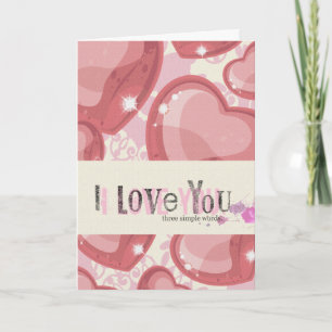 Carte de jour Valentines