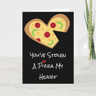 Carte de jour Valentines - Pizza Mon coeur
