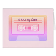 Carte de jour Vaporwave rose Vaporwave des années 