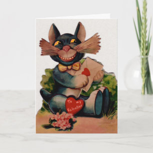 Carte de jour vintage Cat Valentines