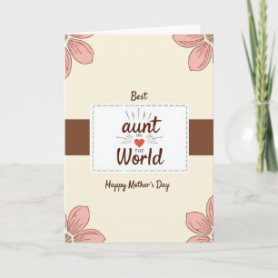 Carte de Journee d'Amour pour Tantes Douces
