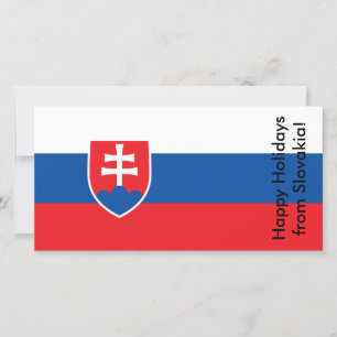 Carte de Joyeuses Fêtes de Slovaquie