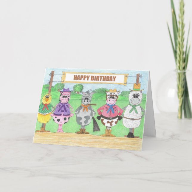 Carte de joyeux anniversaire (Devant)