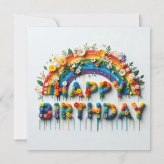 Carte de Joyeux Anniversaire