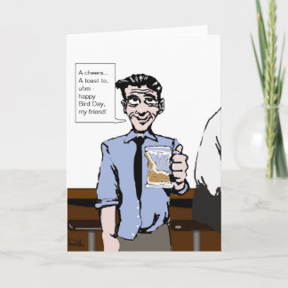 Carte de joyeux anniversaire d'heure