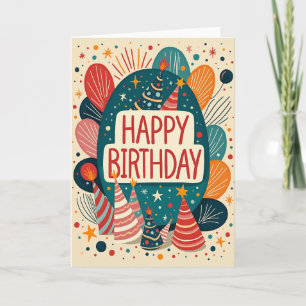 Carte de joyeux anniversaire fantaisiste