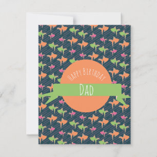 Carte de joyeux anniversaire Papa Père Grand-père 