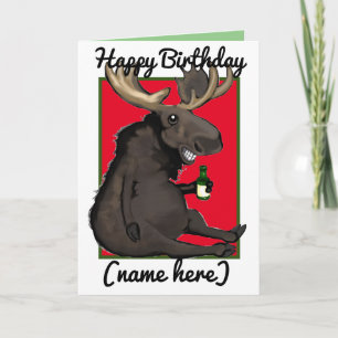 Carte de joyeux anniversaire personnalisée avec un
