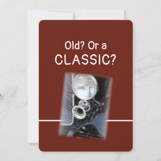 Carte de joyeux anniversaire vintage ou classique
