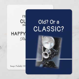 Carte de joyeux anniversaire vintage ou classique