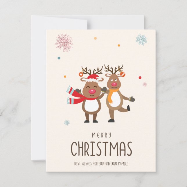 Carte de Joyeux Noël (Devant)