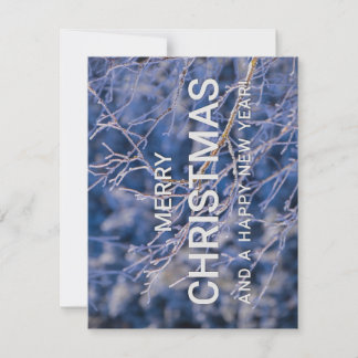 Carte de Joyeux Noël et Bonne Année
