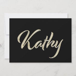 Carte de Kathy White Gold