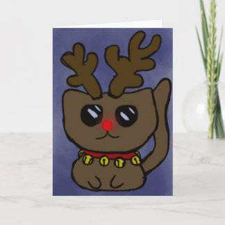 Carte de Kitty de flocon de neige