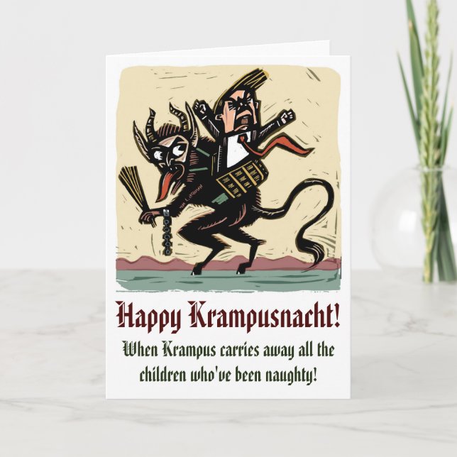 Carte de Krampus (Devant)