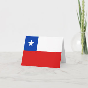 Carte de la Chili avec drapeau