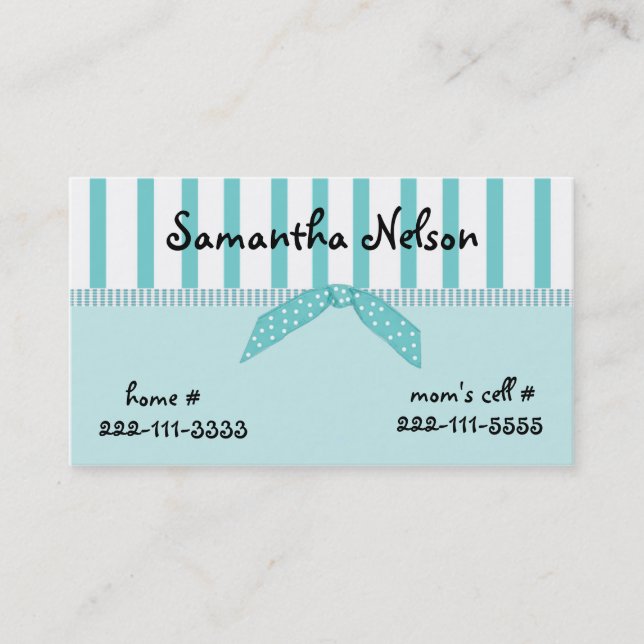 Carte de la clôture de la fille élégante (Devant)