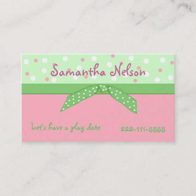 Carte de la clôture de la fille élégante (Devant)