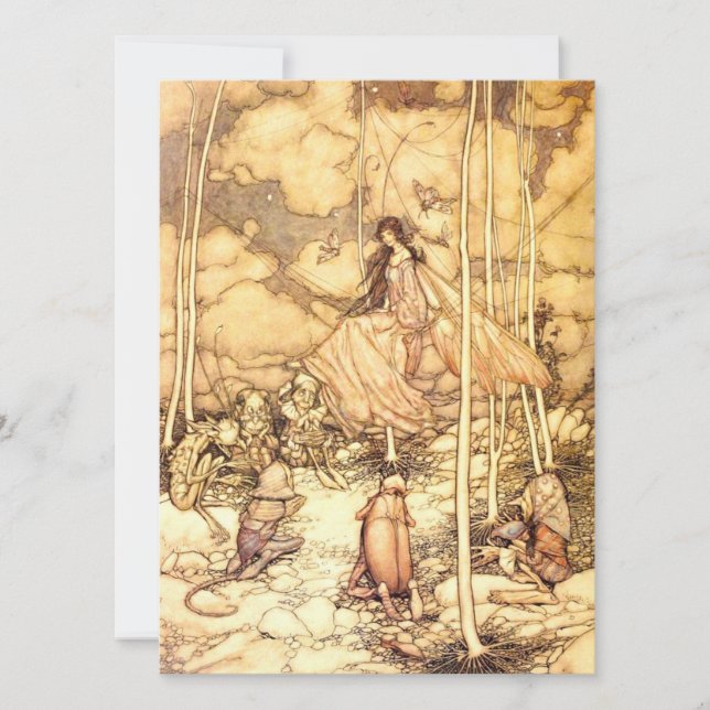 Carte de la fée Arthur Rackham (Devant)