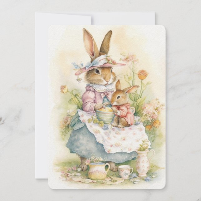 Carte de la Fête de Peter Mère Rabbit (Devant)