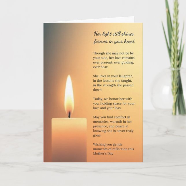 Carte de la fête des mères (Devant)