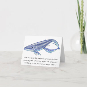 Carte de la Fête des Mères Baleine