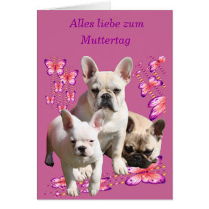 Carte de la Fête des mères de Bulldog